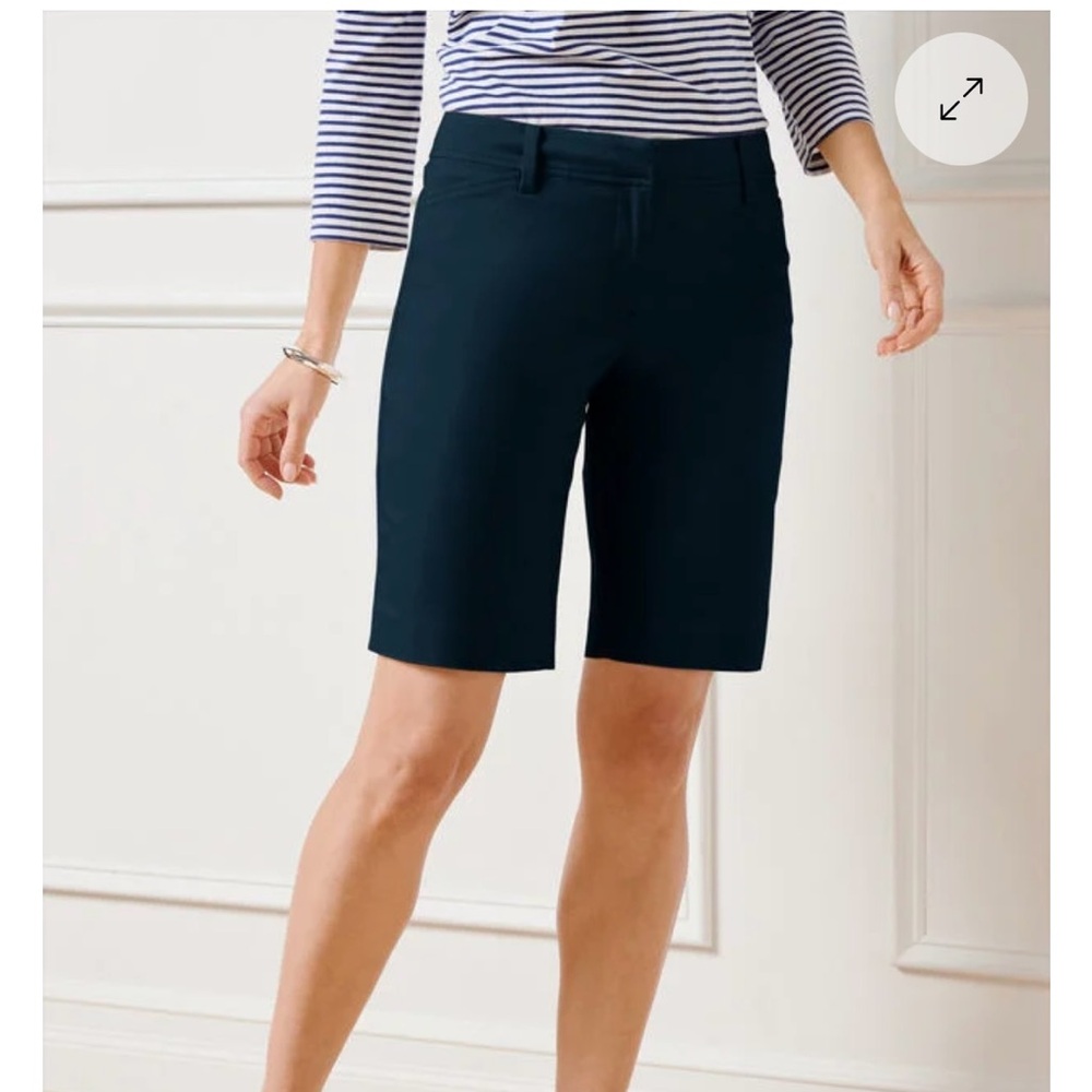 Talbots “Perfect Short” Navy Blue Chino Shorts